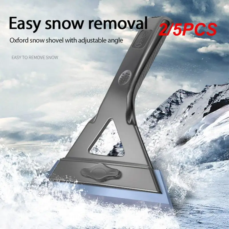 

2/5PCS Car Film Glass Snow Ice Trowel Remover 13x24cm Long Service Life Anti-skid Design Convenient To Operate Multifunctional