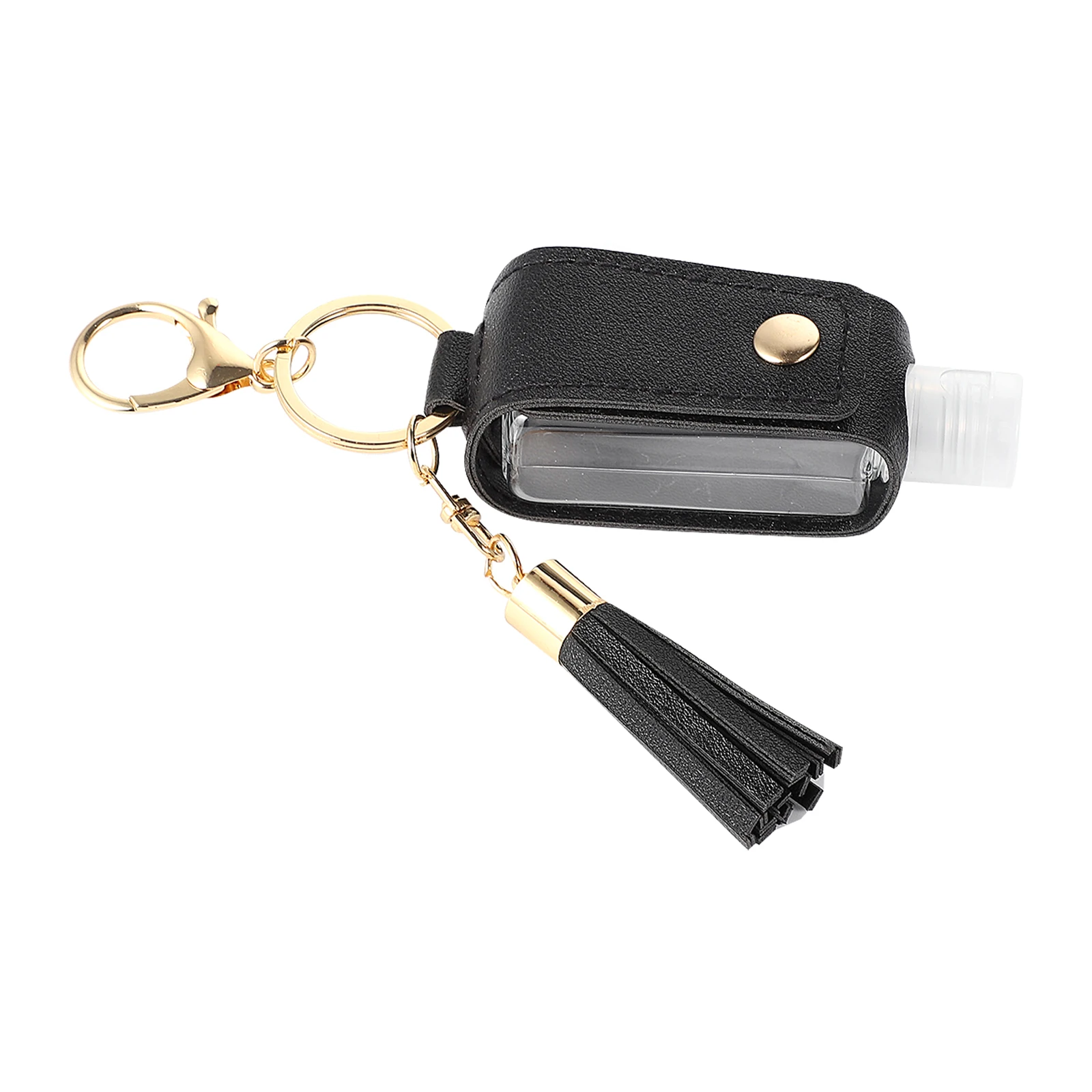 

Portable 30ml Perfume Bottle Keychain Holder refillable PU Material Travel Accessories Empty Bottle Cover Lightweight