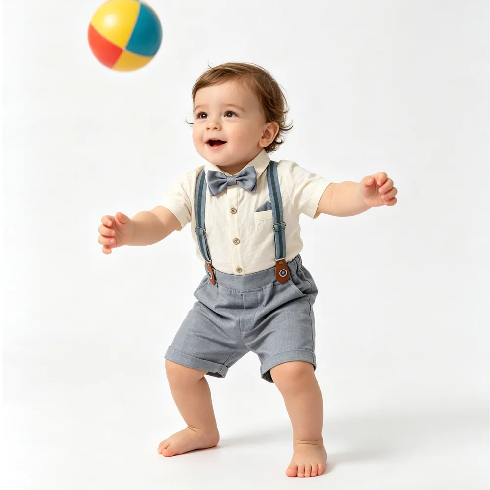 بدلة رسمية للأطفال الذكور من ا - مراجعة Baby Boy Suit Set Baptism وسعره