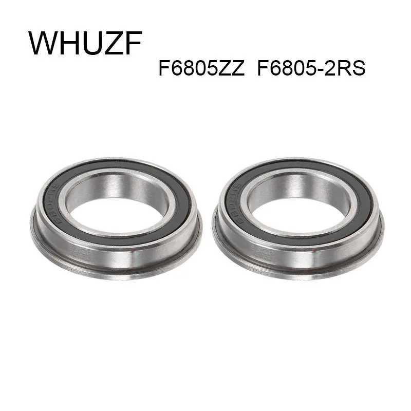 

F6805ZZ F6805-2RS Flange Bearing 25x37x7mm ABEC-5 Double Shielded Deep Groove Flanged F6805 Z ZZ Ball Bearings F6805ZZ F6805RS