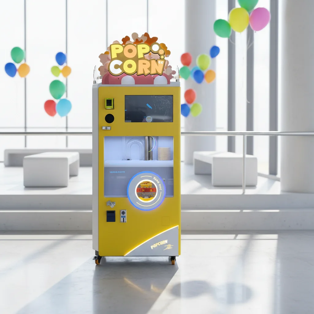 popcorn machine, hot air and oil explosion method, large capacity, easy to clean, suitable for family movie night