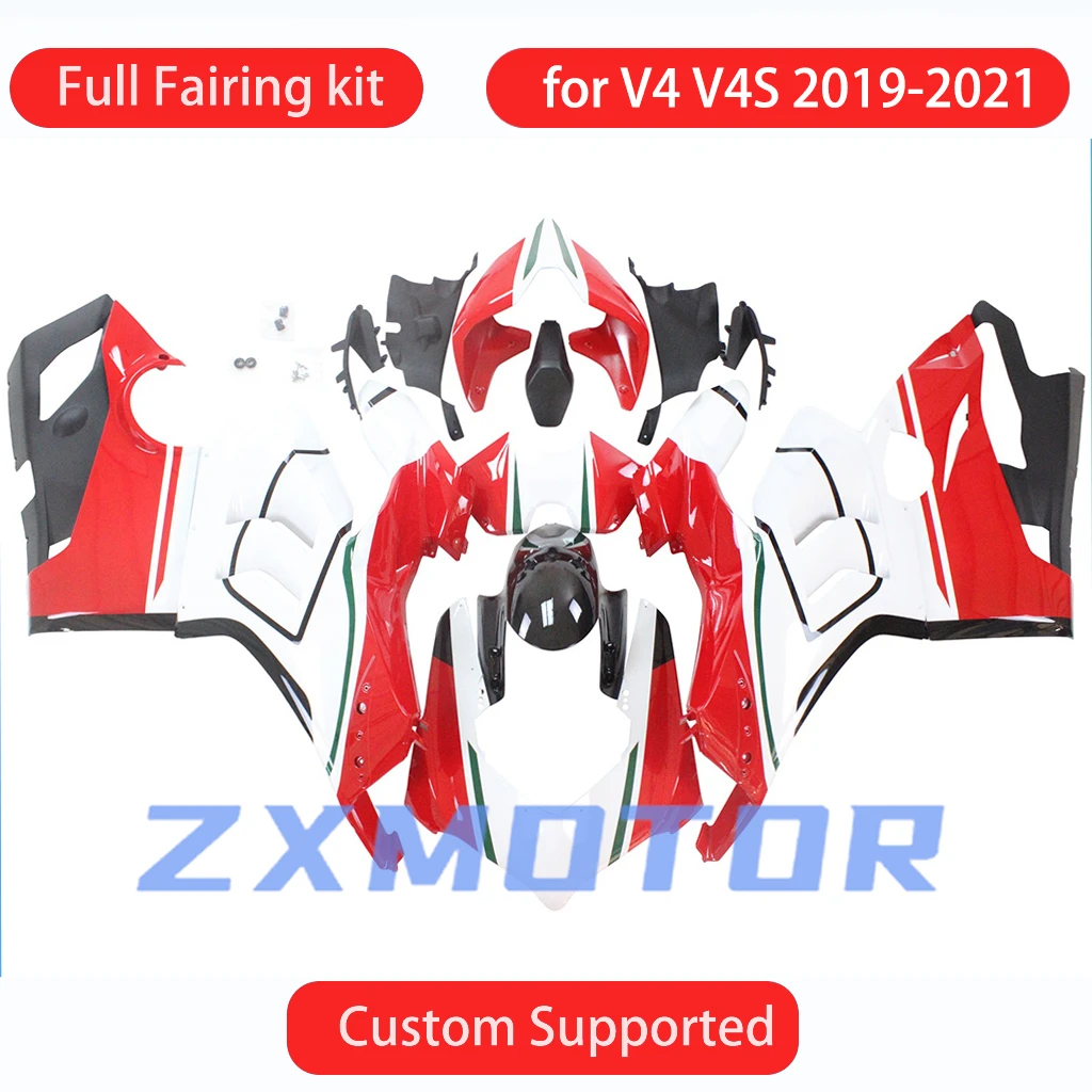 

For DUCATI V4S 2019 2020 2021 Cool Fairings V4 19 20 21 Motorcycle Injection Aftermarket Fairing Kit