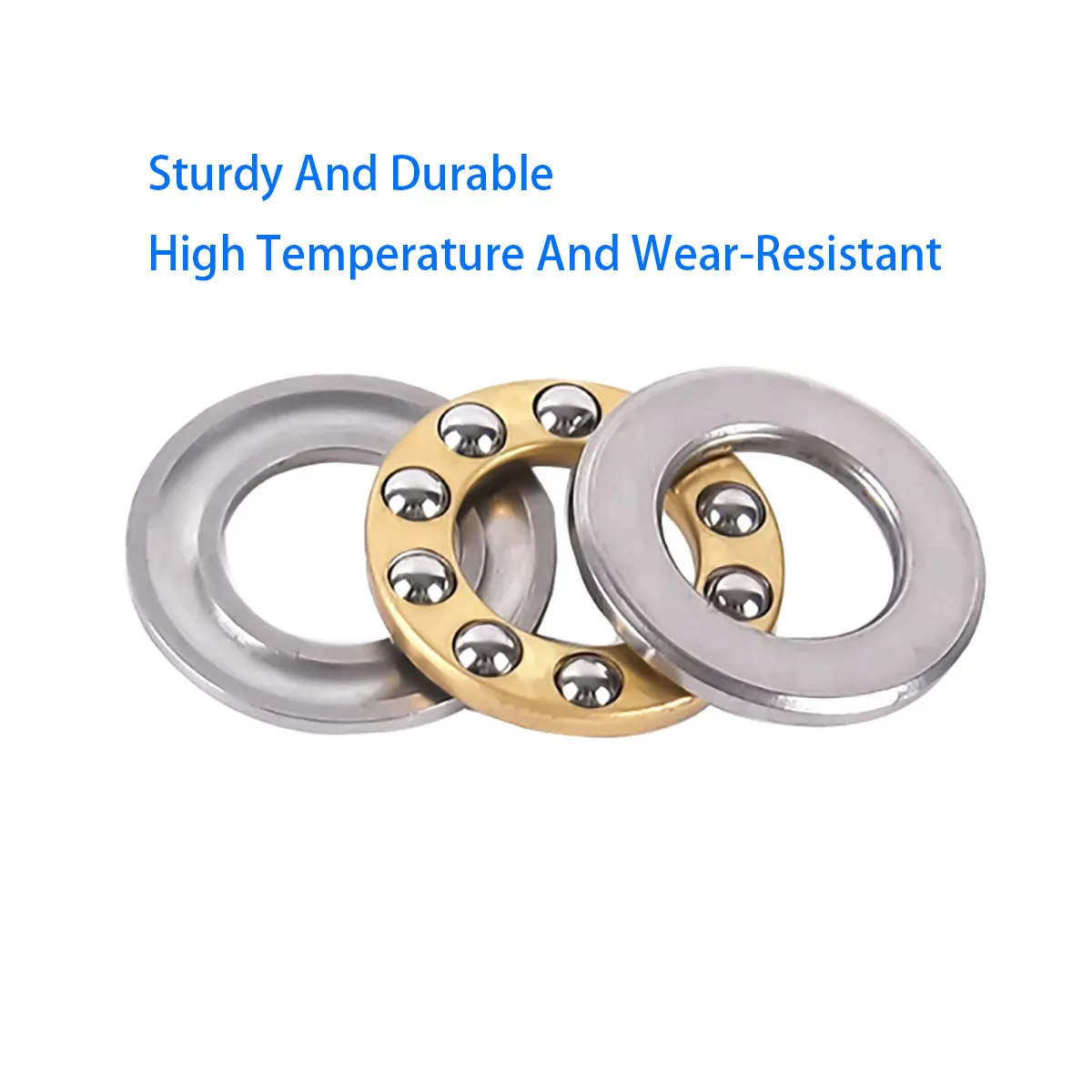 Metal Mini Three in One F2-6M F3-8M F4-10M F5-10M F6-12M F7-17M F8-16M F10-18M Planar Axial Thrust Ball Bearing