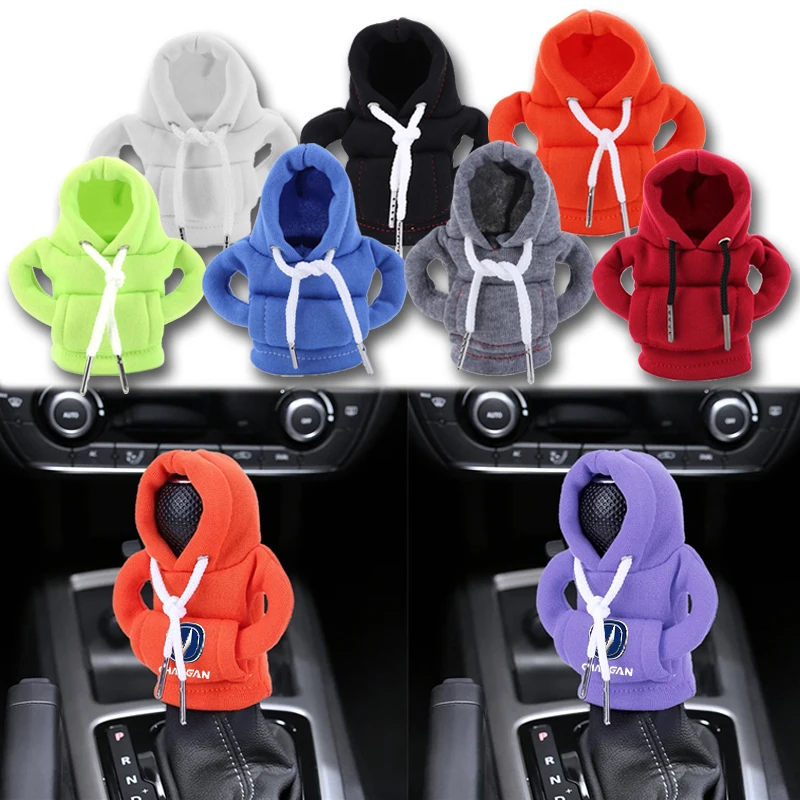 1PCS Hoodie Car Gear Shift Lever Cover Car Interior Decorations For Changan CS75 CS35 CS15 CS95 RAETON CX70 CS55 EADO CS15EV etc