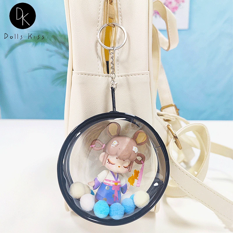 Anime Badge Case Protective for 9cm Doll BJD Ita Bag Accessories Girls Anime DIY Pins Display Decoration Multiple Case Ornaments