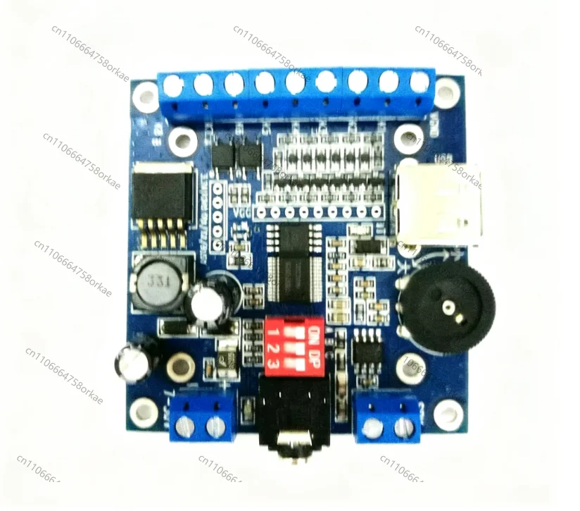 12V/24V voice module MP3 audio playing board sound broadcast module USB copy BY-F610