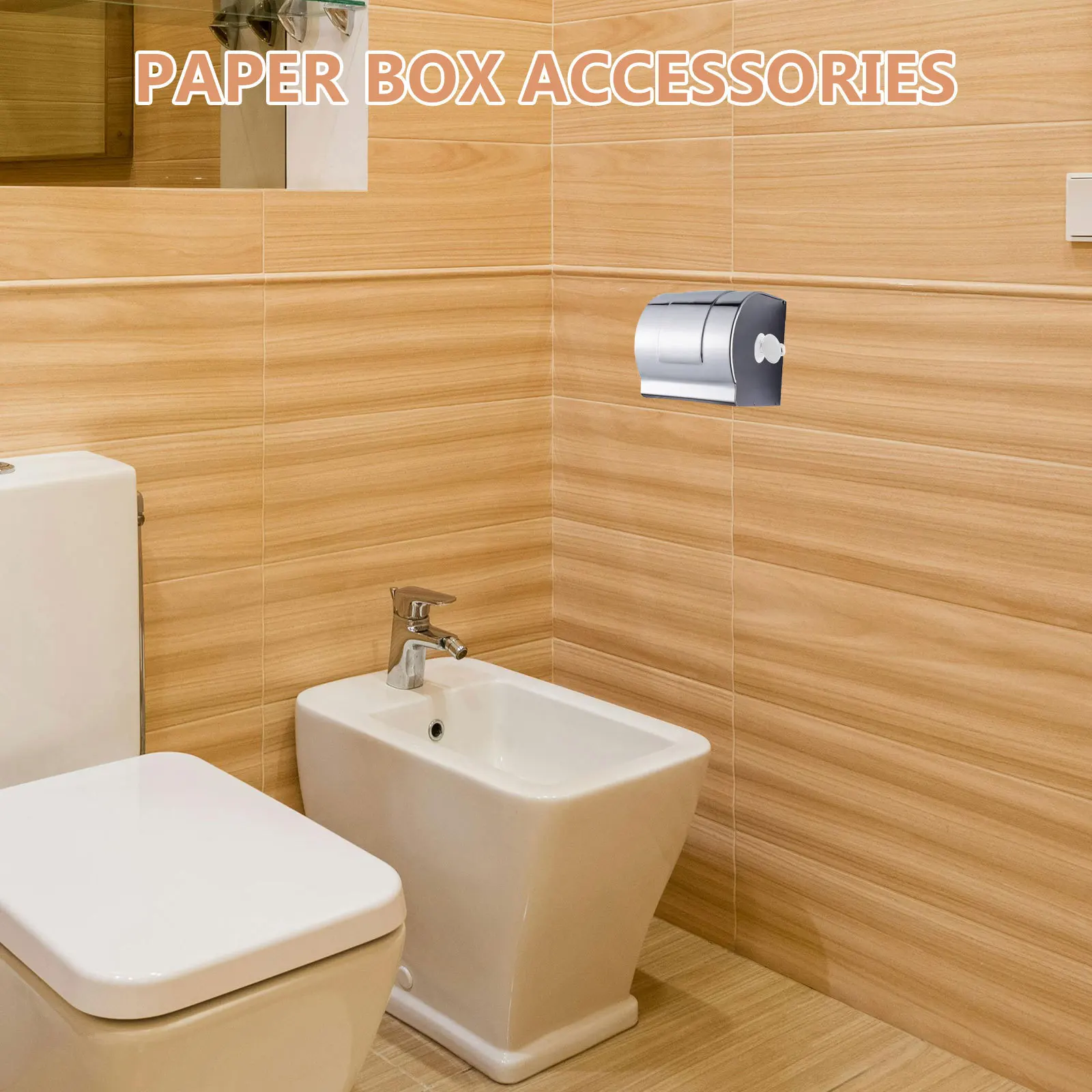 

Toilet Paper Dispenser Universal Plastic Key Set Replacement Paper Towel Holder Bathroom Tissue Dispenser Accessories