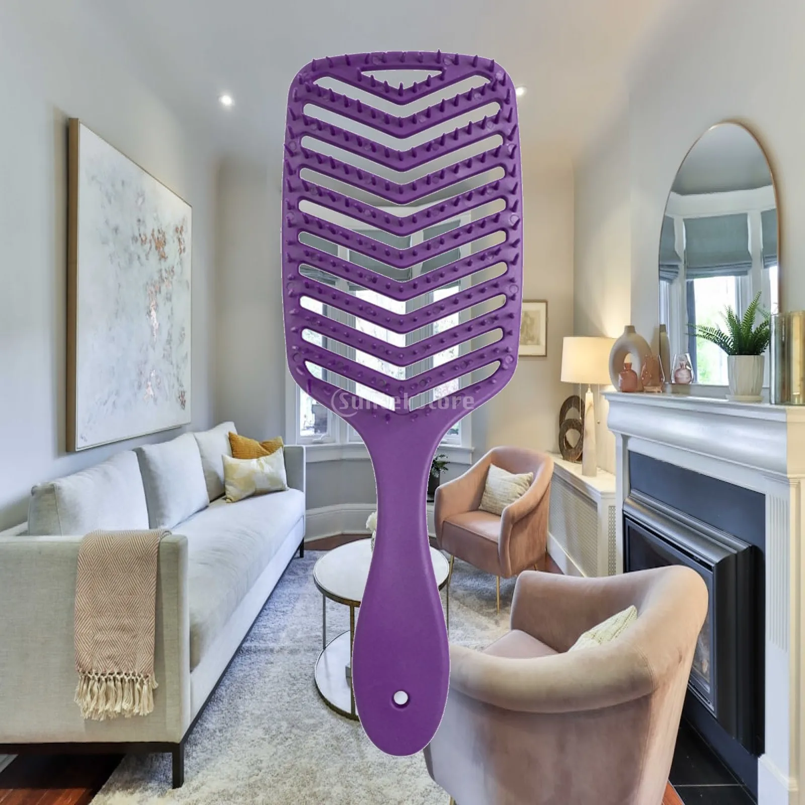 

Professional Vented Hair Brush Detangling Soft Durable for All Hair Types