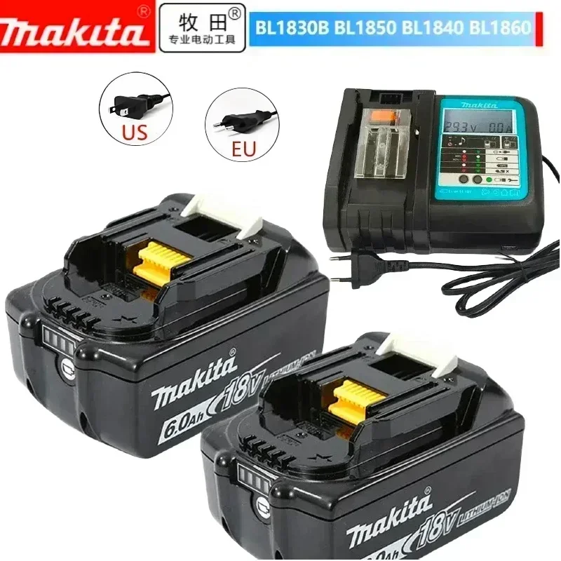 BL1860b Makita 18V Battery compatible Makita 18V Power tool DDF487 DGA404 DTW700 DTD173 DHP487 Lithium-Ion battery Replacement