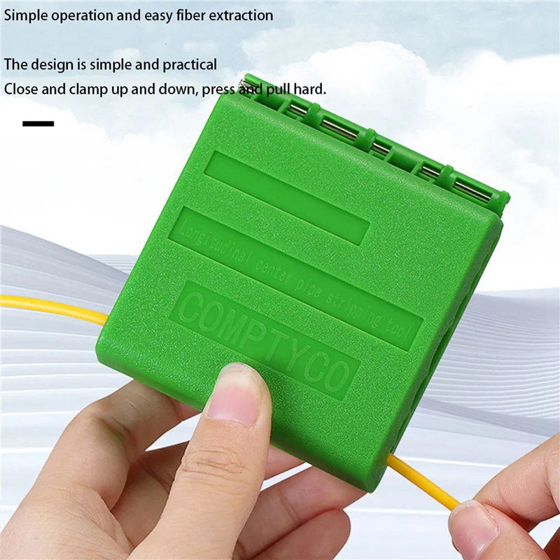 AS94-3X 1.5-11Mm Longitudinal Center Pipe Stripping Tool Tube Slitter Fiber Optic Ribbon Optic Cable Stripper