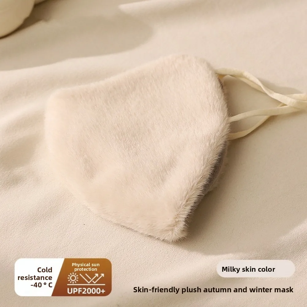 Masker Wajah Hangat Musim Dingin Baru Masker Bersepeda Tabir Surya Tahan Angin Tebal Masker 3D Tahan Dingin Luar Ruangan
