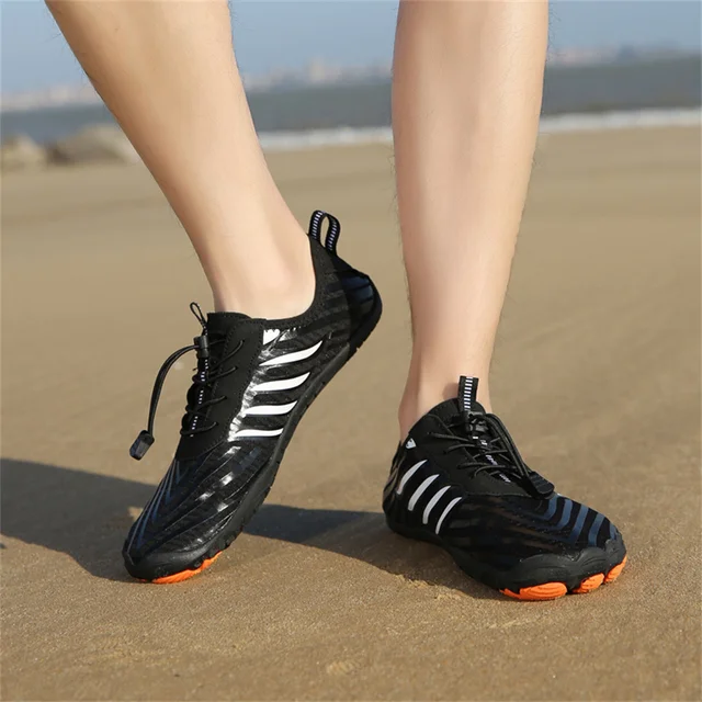 Unisex Quick Dry Water Shoes Men Women Colorful Beach Swimming Surfing Seaside Aqua Shoes Couple Barefoot Upstream Sneakers 4