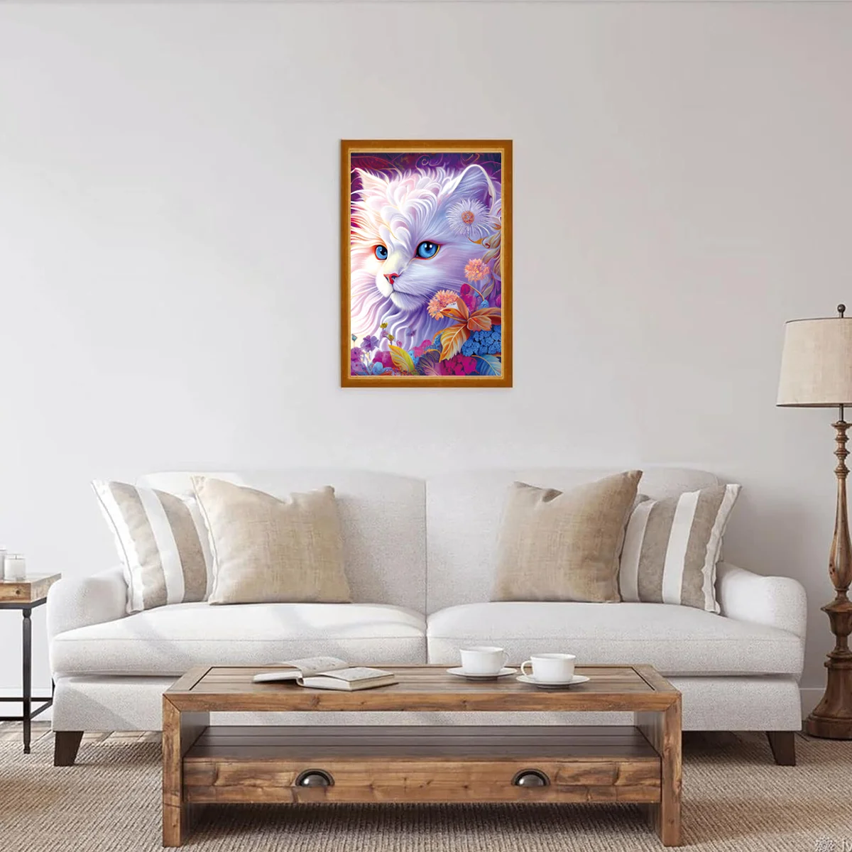 Puzzle per adulti/bambini 300 pezzi Puzzle per gatti dipinti a mano Giochi per famiglie Giocattolo per decorazioni artistiche per la casa Puzzle