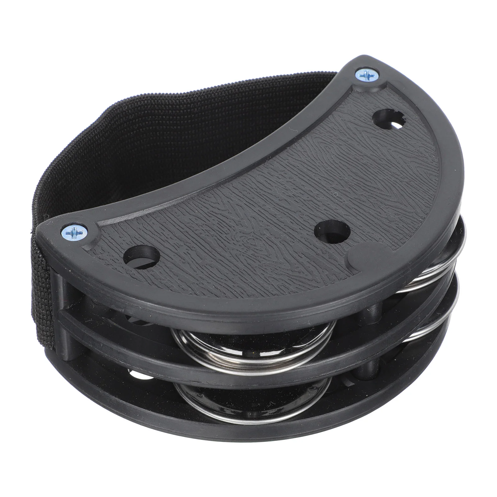 

Foot Tambourines with Adjustable Strap Orff Foot-bell Percussion Music Instrument Foot Bell Double Row Foot Rattle
