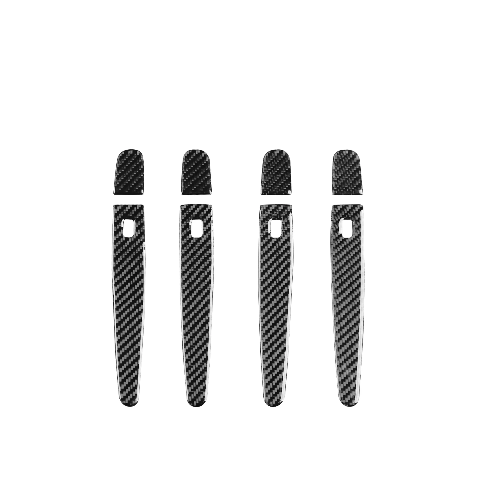 left-hand drive Carbon fiber exterior door handle decorative cover For Chevrolet Malibu 16-21