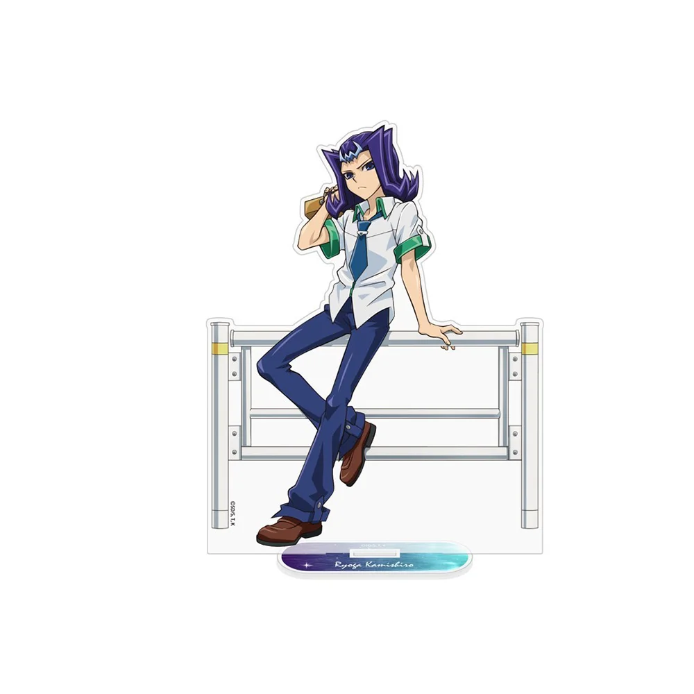 Anime Yu☆Gi☆Oh! ZEXAL Kaito Yuuma Ryouga 15CM Double-sided HD Printing Acrylic Stand keychain Figure Display Desk Decor gifts view 3