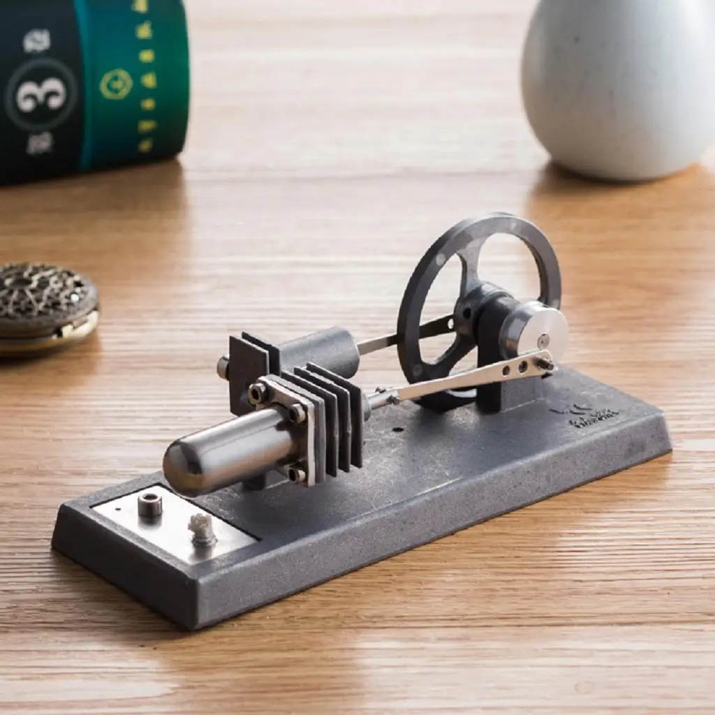 

Hot Air Stirling Engine Model, Full Metal Construction, Physics Science