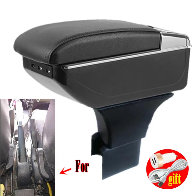 For Renault Captur Clio 2 Armrest Box for Renault Clio 2 Car Armrest Box Center Storage Box Internal Retrofit Car Accessories