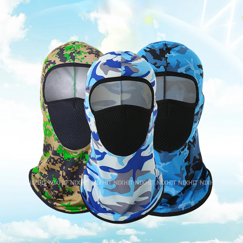 Men Women Ice Silk Scarf Head Face Mask Neck Sunshade Balaclava Dustproof Outdoor Fishing Motorcycle Cycling  Airsoft