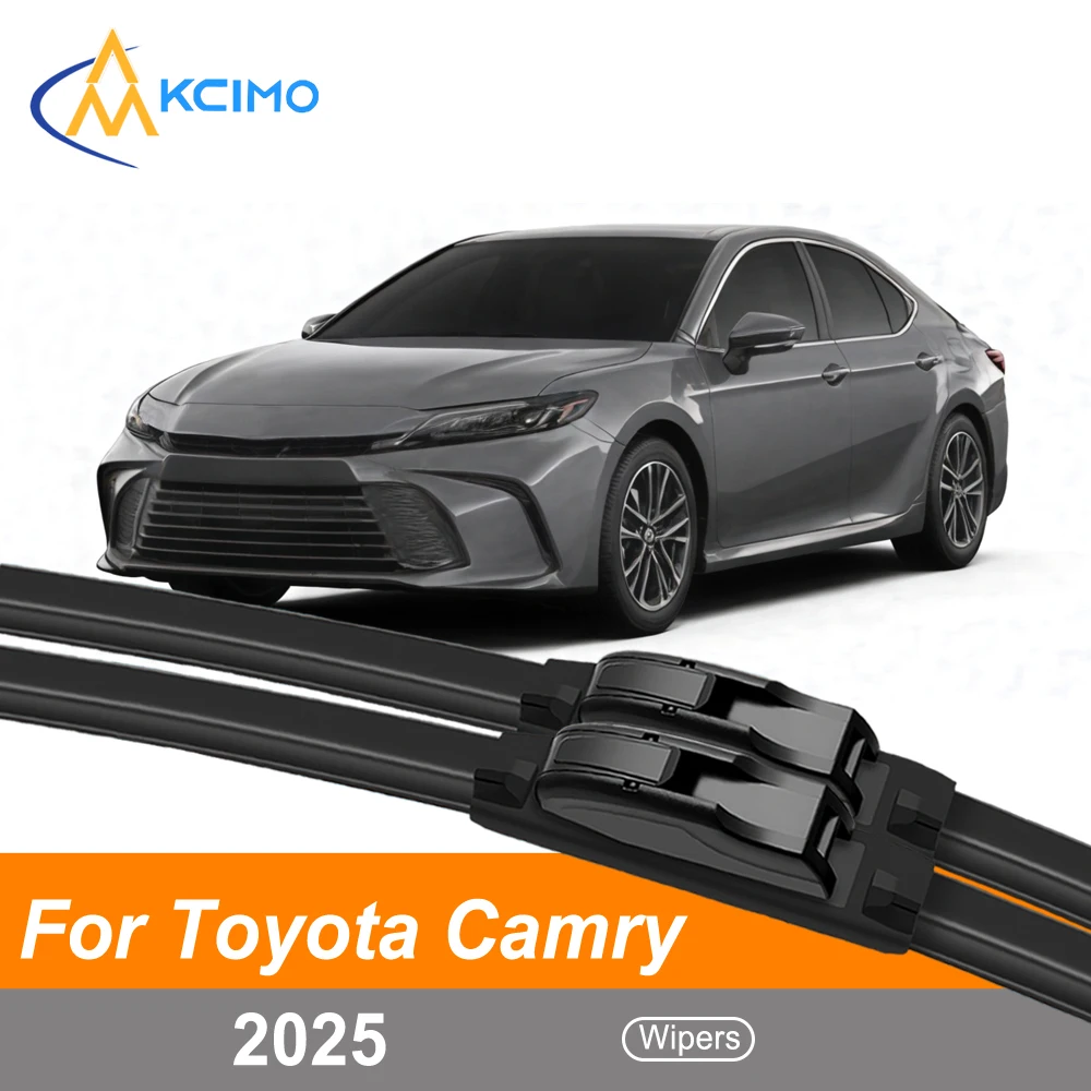 Streak-Free 2PCS Windshield Wiper Blades Set For Toyota Camry XV80 2025 Direct Replacement Quiet Durable Front Wipers