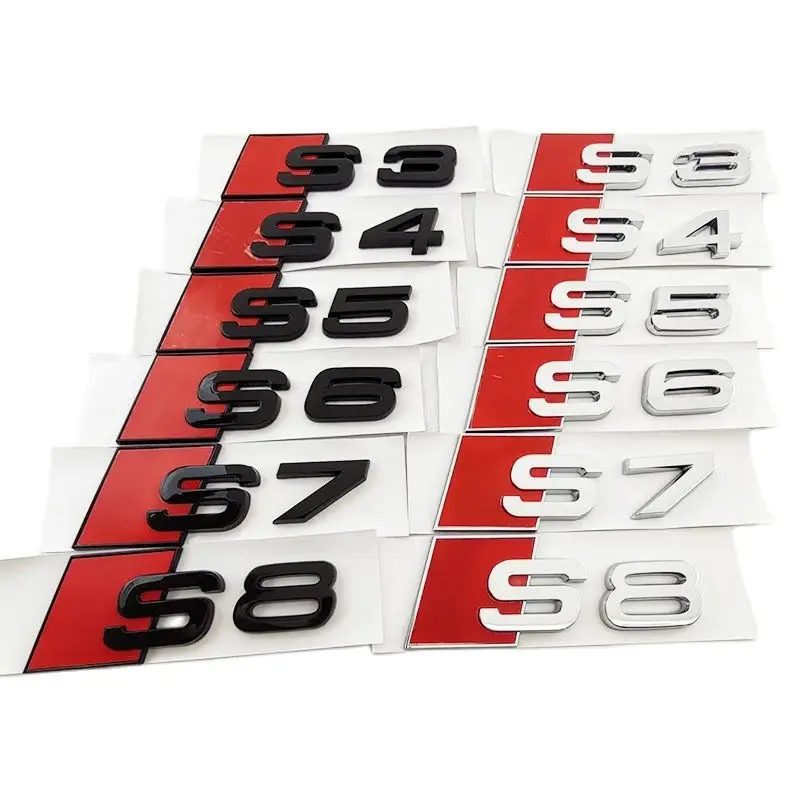 3D ABS для Audi 8Y 8P 8V B6 B8 B9 8T C4 C6 C7 C8 Аксессуары Хромированный черный логотип S3 S4 S5 S6 S7 S8 Эмблема Значок багажника автомобиля Наклейка 3D ABS для Audi 8Y 8P 8V B6 B8 B9 8T C4 C6 C7 C8 Аксессуары Хромированный черный логотип S3 S4 S5 S6 S7 S8 Эмблема Значок багажника автомобиля Наклейка