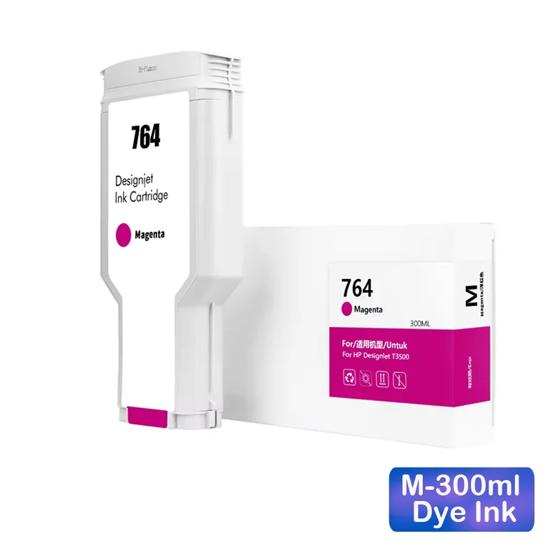 764 ตลับหมึกสําหรับ HP Designjet T3500 เครื่องพิมพ์ C1Q17A C1Q16A C1Q13A C1Q14A C1Q15A C1Q138A สี