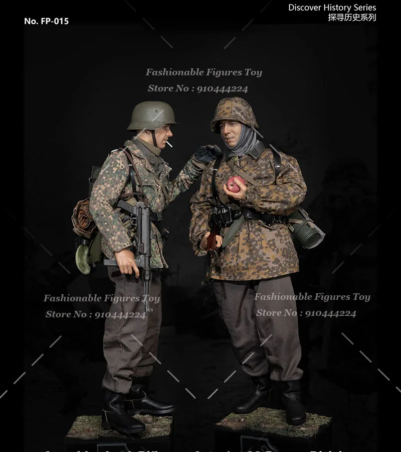 Facepoolfigure FP015 1/6 Male Soldier Squad Leader Riflemen Panzer Division 12inch Action Figure Model Collection Gift Toys