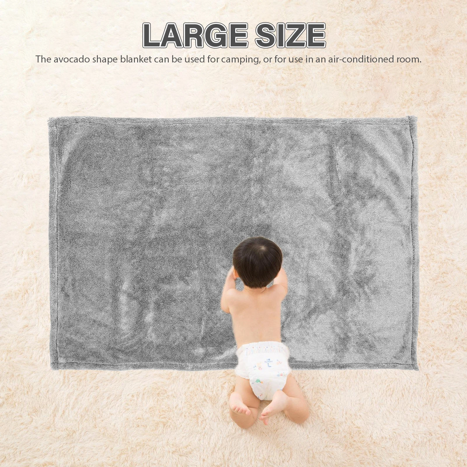 

Comfortable Summer Throw Blanket Portable Air Conditioning Companion for Home Travel Car Office Use Breathable Cooling Nap