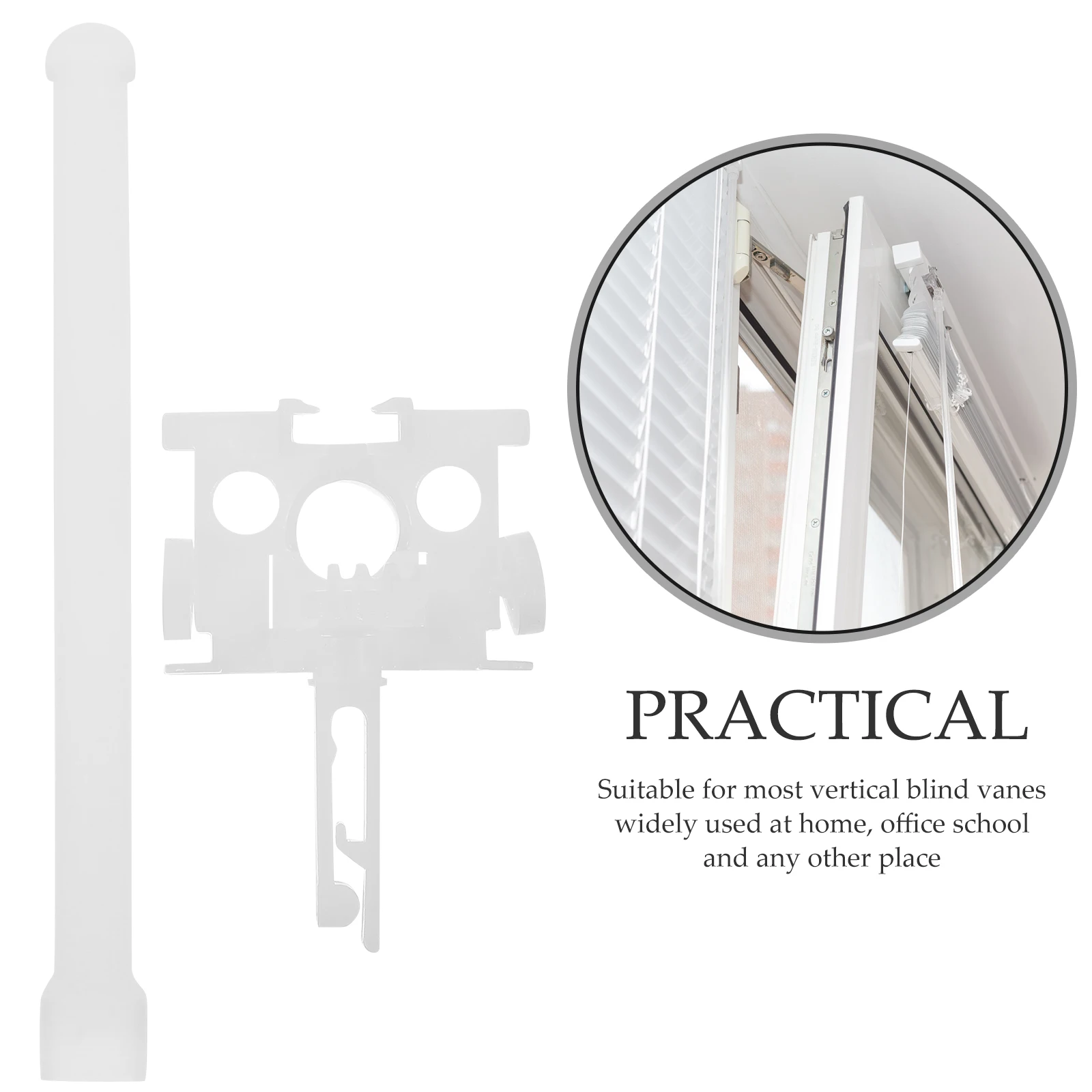 

1 set Vertical Blinds Carriers With Stems Replacement Parts For Blind Repair Window Curtain Accessories Compatible Most Vertical
