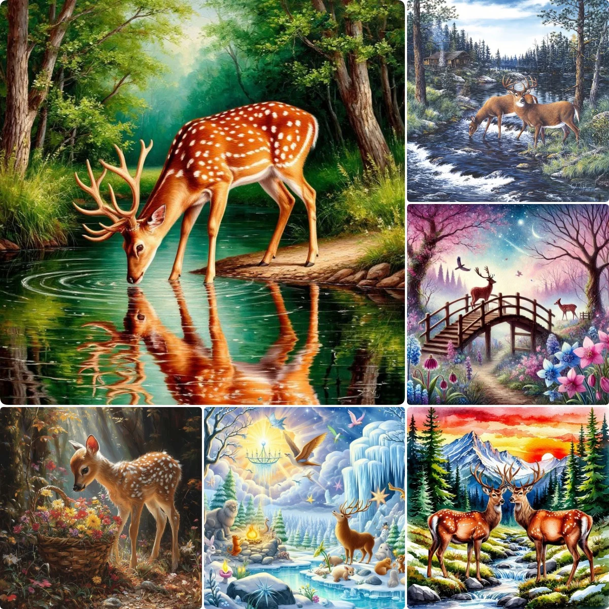 

Алмазная мозаика 5D с изображением леса и реки с лосями – вышивка крестом наборы, картина по номерам, мозаика алмазная, алмазная вышивка, алмазная мозаика по фото для взрослых