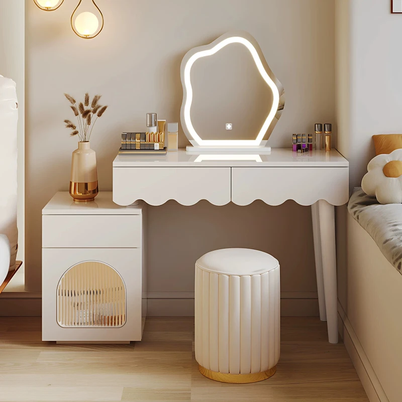 Clearance Italian Dressing Tables Station Organizer Open Cabinets Makeup Tables Dividers Girls Schminktisch Furniture Home