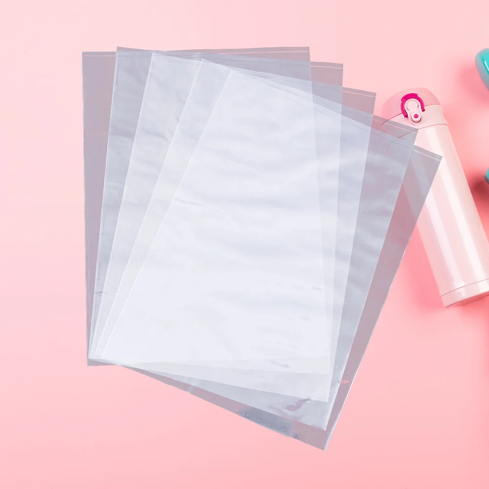 100 STKS Transparante Lamineren Wrappers PVC Krimpfolie Krimpkous Zakken voor Handgemaakte Zepen Flessen Bad - Maat 16x30 cm