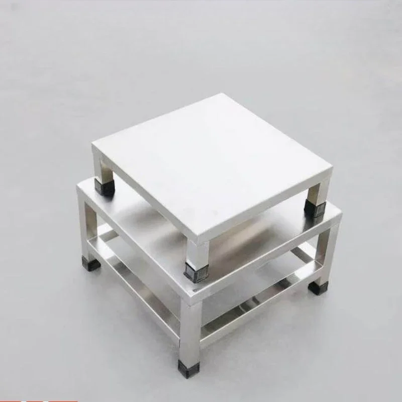 Stainless Steel Raised Stand Heavy Duty Storage Rack Moisture Proof Base Adjustable Height Support for Kitchen Equipment
