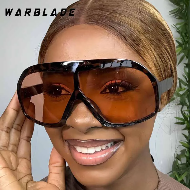 

Oversized Pilot Designer Sunglasses For Women Fashion Big Frame Punk Sun Glasses Men Cycling Windproof Goggles Unisex UV400 Очки