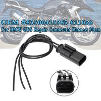 For BMW GPS Repair Connector 3 Pole 611656 8330 0413585 Power Lead GPS Harness 30cm Motorcycle New Parts