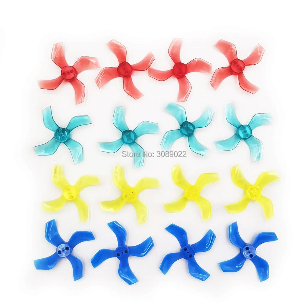 Gemfan 1636 4-paddle Propeller PC 1mm/1.5mm Hole FPV propeller 40mm 1.6inch CW CCW Props for 80mm FPV indoor frame
