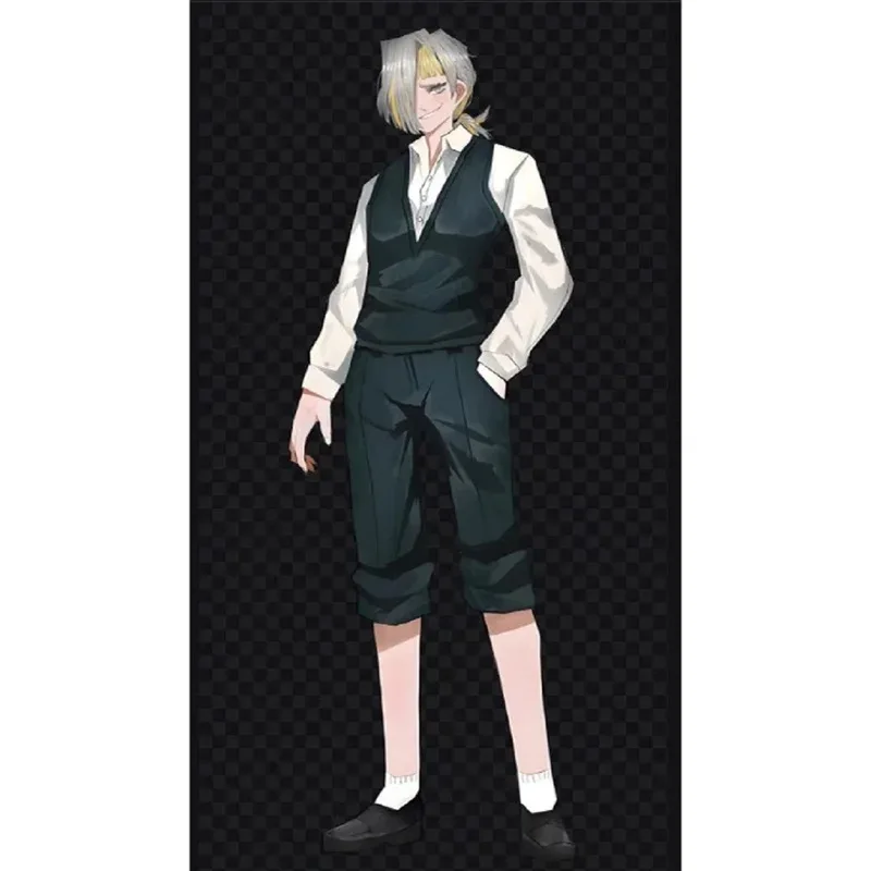 DY20Limbus Company Kromer أزياء تنكرية للشعر الاصطناعي أغطية الرأس مختلط الألوان على غرار شعر مستعار كوميدي 25 #3