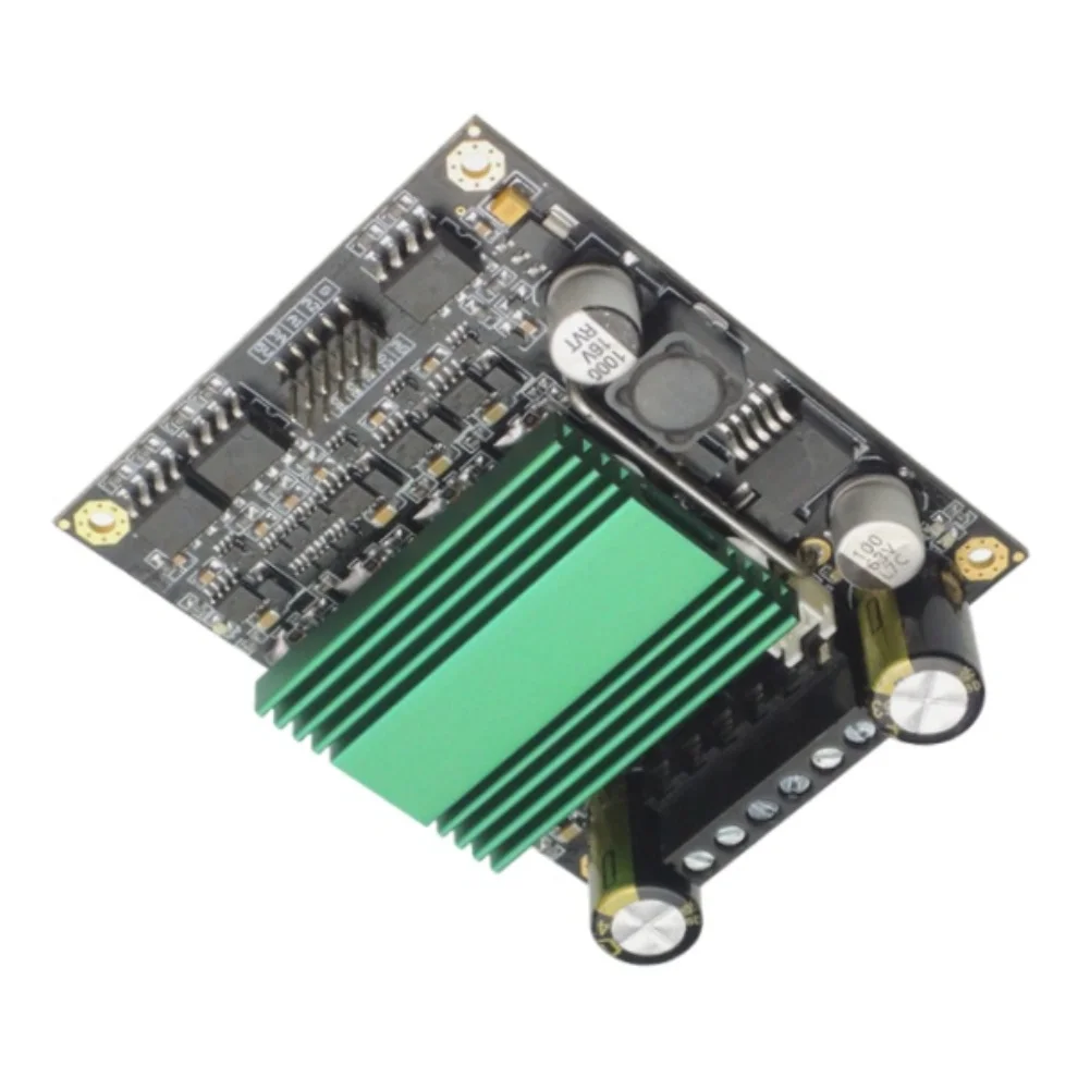 Motor Driver Board 100A Dual Channel H-Bridge for High Power DC Motors with 98% Duty Cycle and Heat Dissipation