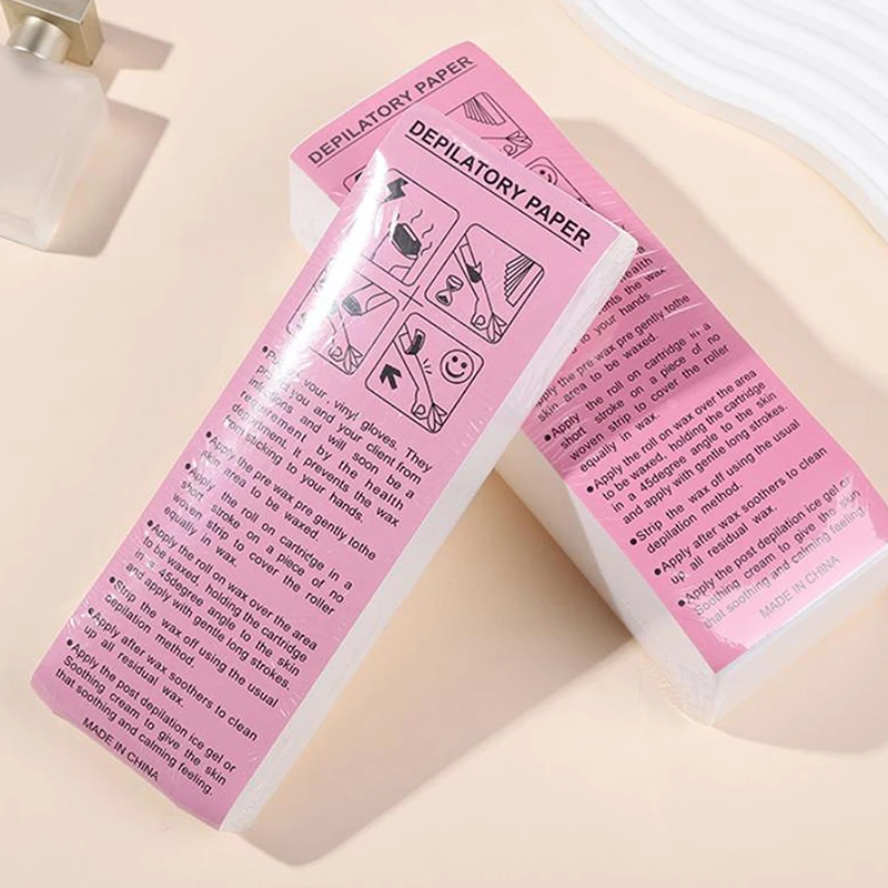 

10/50/80/100Pcs Wax Paper Professional Hair Removal Waxing Strips Non-woven Fabric Waxing Papers Depilatory Beauty Tool Removal