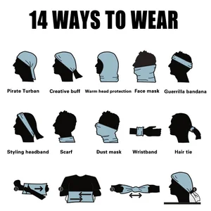 Banda Banda Cranio spielt Gesichtsmaske Schädel Ninja Motorradfahrer Motorradstücke Radfahren Balaclava 12 Hauptverkäufe Balaclava Ninja - №6