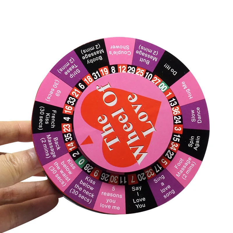 Wheel Of Love Perfect Gift The Wheel Of Love Game Turntable for Partiesgame lovers toy Christmas gift