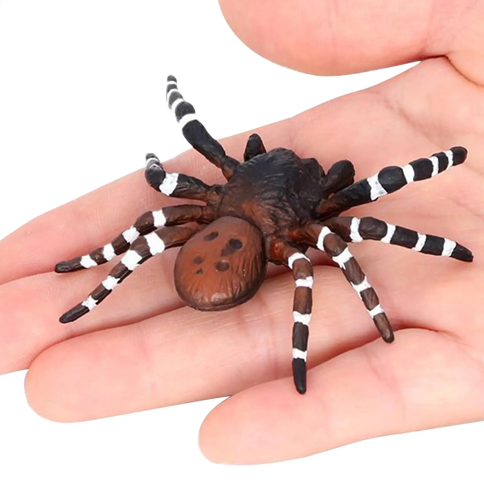 Halloween Spider Toys Giant Fake Spider Model Plastic Animal Tarantula Black Realistic Spider Prank Props Children Surprise Gift