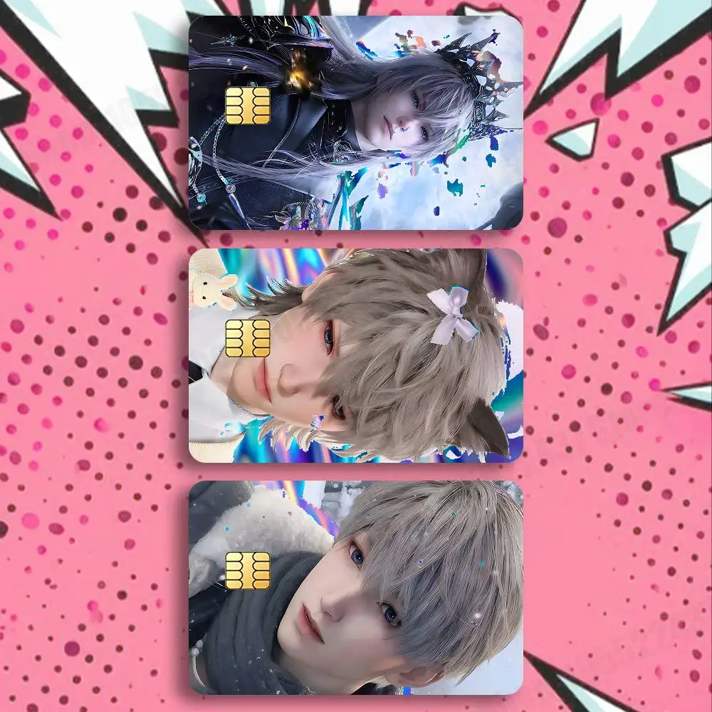 

Love And D-Deep Space Xavier Holographic Laser Shinny Film Skin Cover Sticker for Debit Credit Card Bank Card