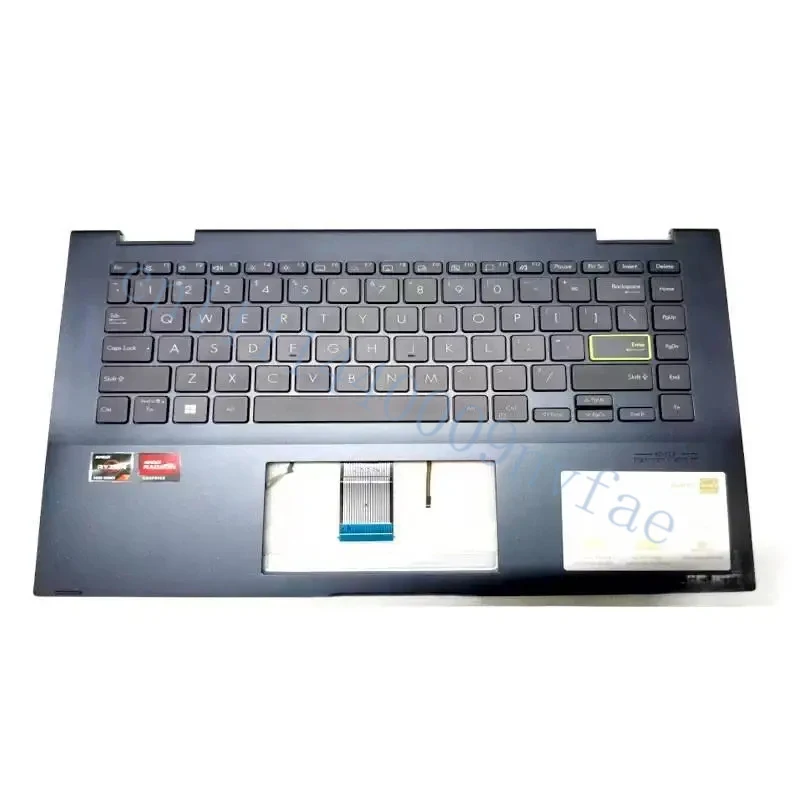New For ASUS VivoBook Flip 14 TP470 TM420 TP420 Laptop Keyboard Blue Backlit C-Shell 0.8