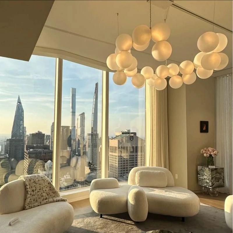 

Nordic Modern LED Pendant Lamp Home Decor Chandelier for Living Dining Room Restaurant Indoor Hanging Light Lighting Fixtures