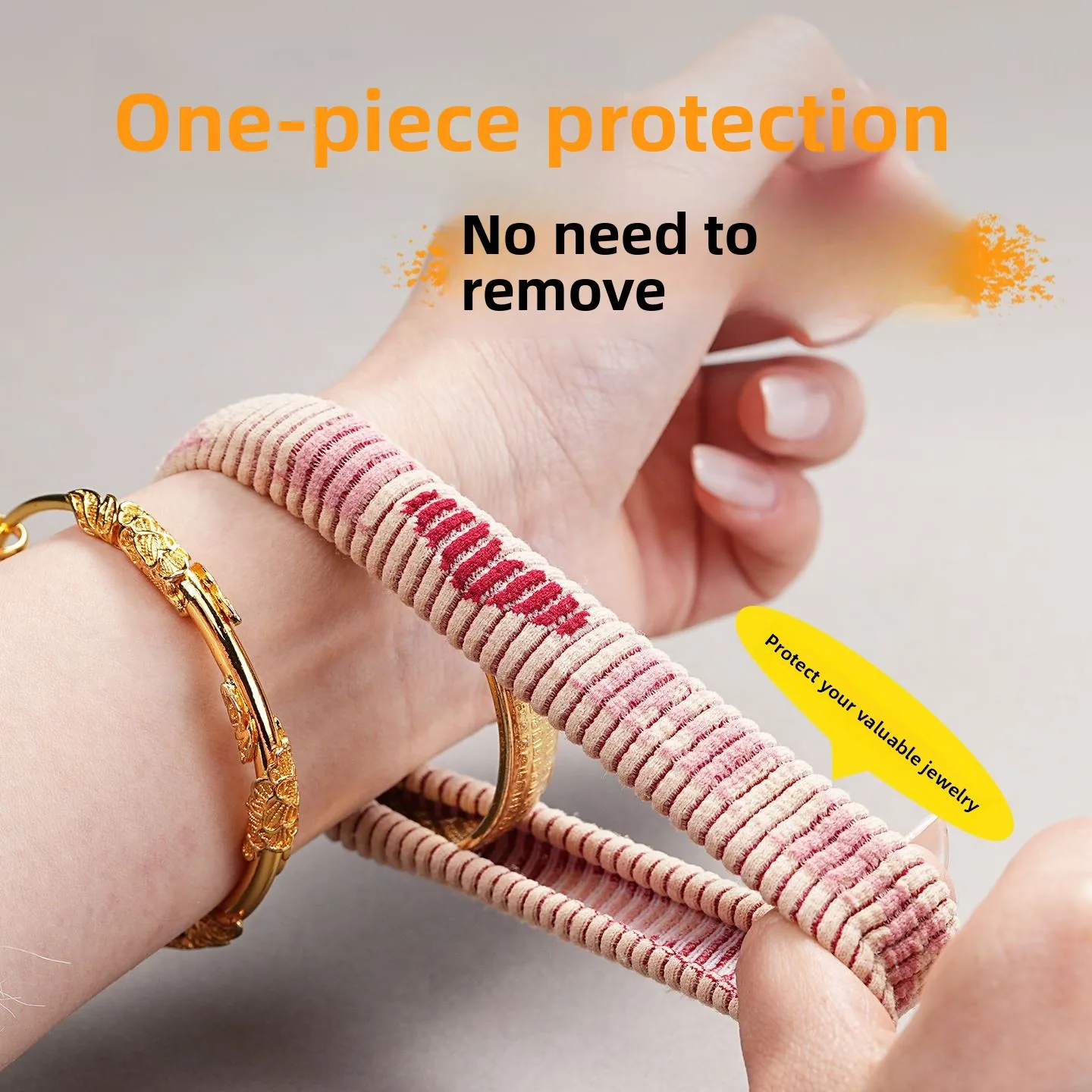 Adjustable Elastic Gold Bracelet Protector Case Anti-Scratch Anti-Collision Jewelry Accessory for Women Summer 2026
