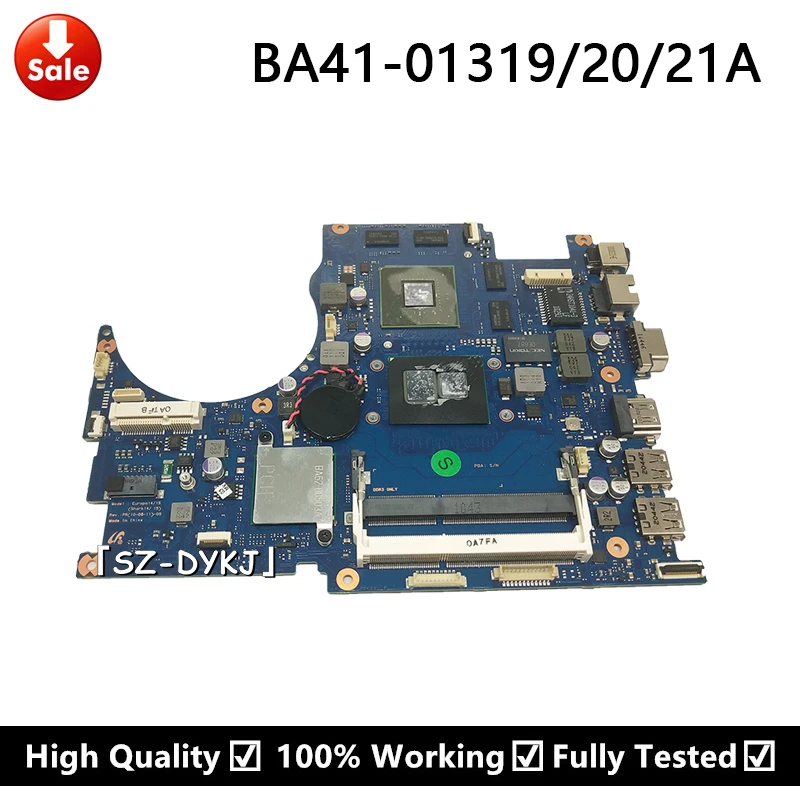 

Mainboard BA41-01319A BA41-01320A BA41-01321A For samsung NP-QX410 SF510 laptop motherboard I5 N11P-LP-A1