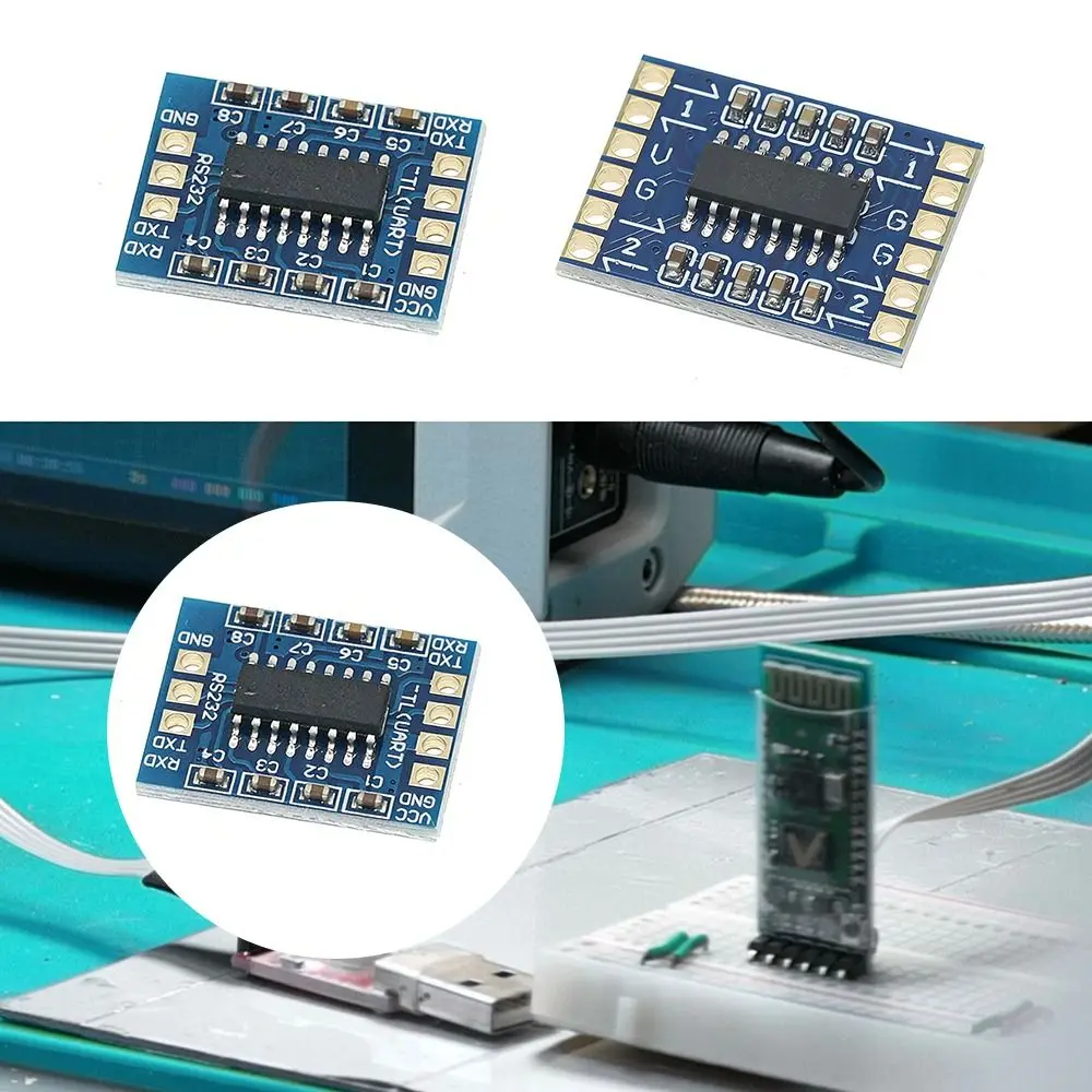 Professional 3V-5.5V RS232 Module EXAR Chip DIY RS232 to TTL Adapter Module Board TTL to RS232 Module Embedded Systems