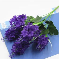 35-40cm Decor Bridal Floral Home Decoration Ornamental Flores Hyacinth Violet Flower Artificial Flowers Marriage Birthday Party