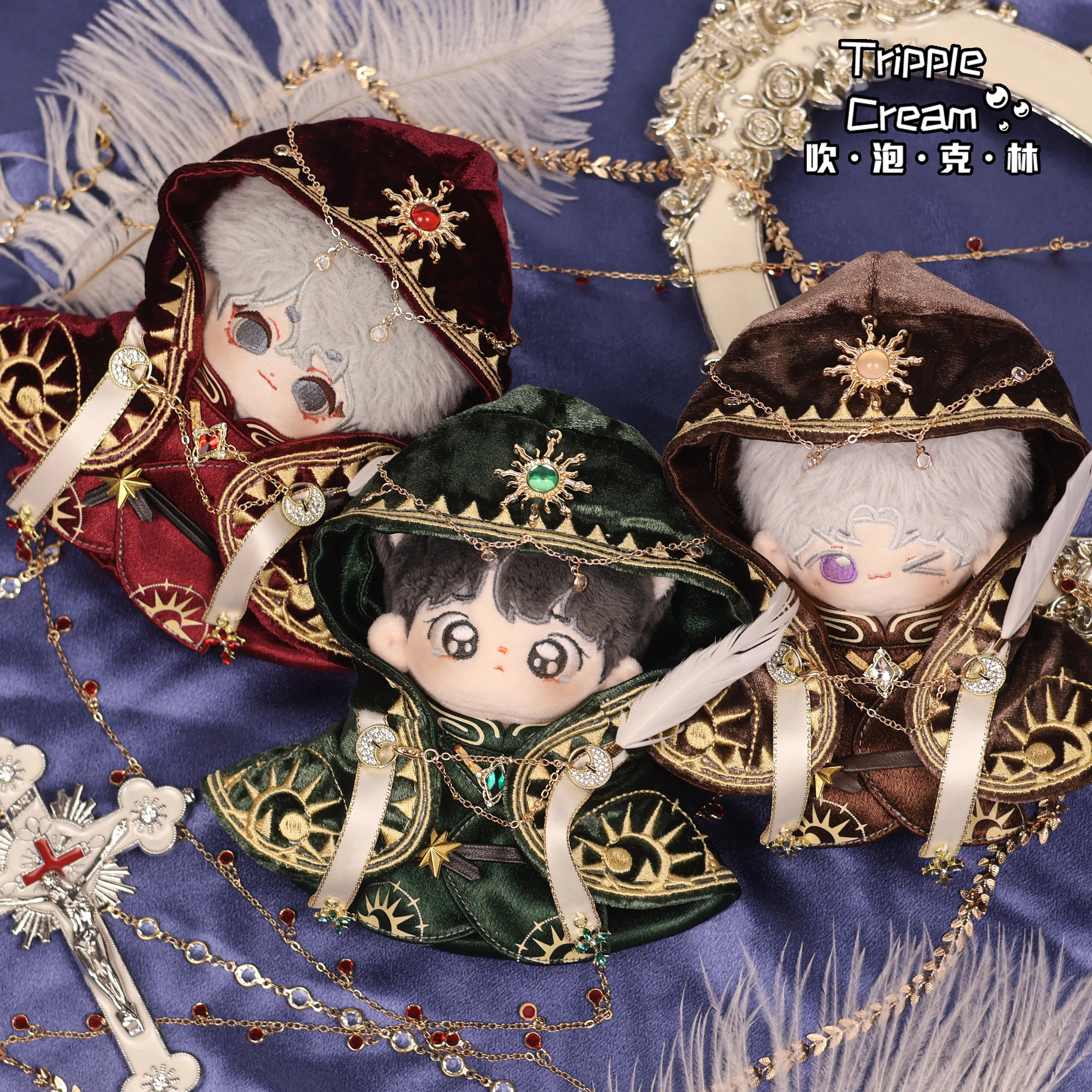 10 سنتيمتر ملابس دمى الكاهن الساحر عباءة جلدية ستار حزام الملابس زي البدلة الزي اكسسوارات أنيمي لعبة لعبة الاطفال الهدايا كوس